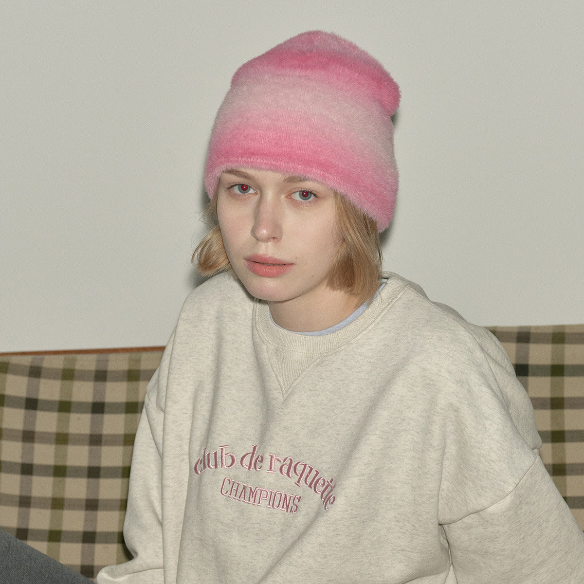 Cozyura™ Gradient Knit Beanie – Soft Nylon Retro Style Hat