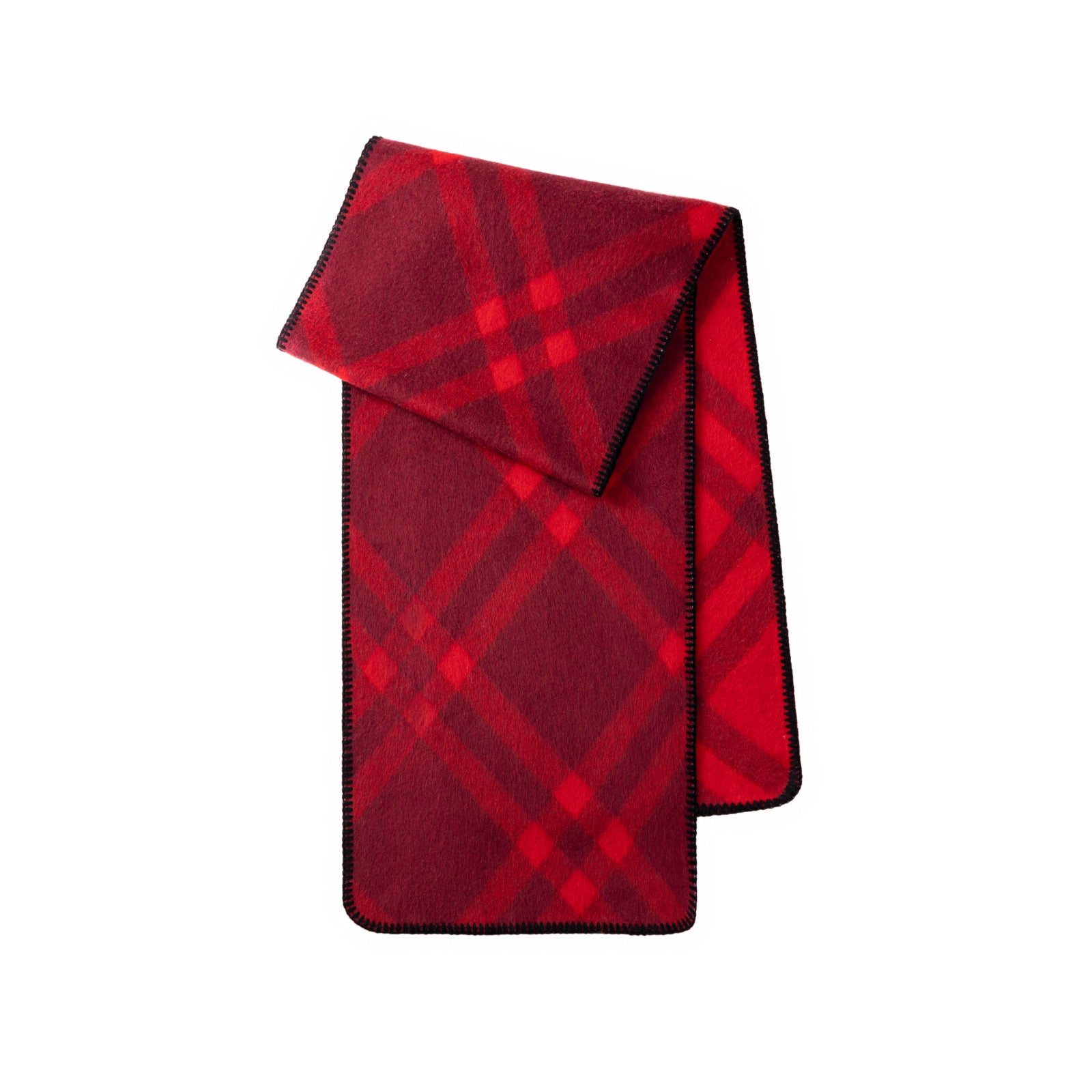 Cozyura™ Wool Blend Checked Scarf – Diagonal Plaid Design for Effortless Style