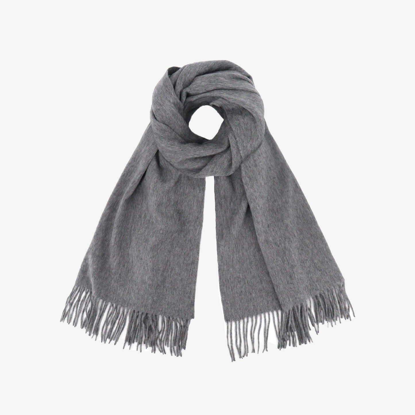 Cozyura™ Women’s 100% Wool Scarf – Warm, Lightweight & Elegantly Fringed (Large Size)