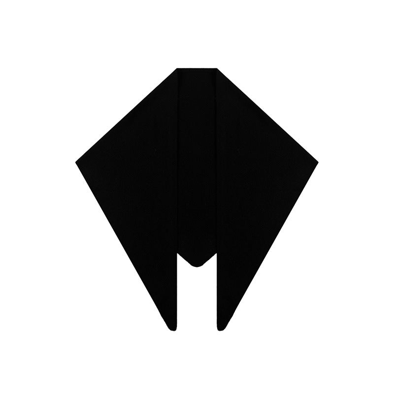 Cozyura™ Wool Blend Triangle Shawl – Thick Knit Warmth with Timeless Elegance