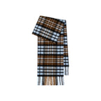Cozyura™ Wool Plaid Scarf – Soft Textured Warmth for Autumn & Winter