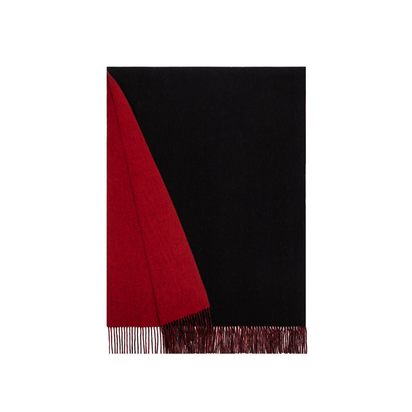 Cozyura™ Oversized Two-Tone Lambswool Scarf – Reversible Soft Wrap for Everyday Warmth