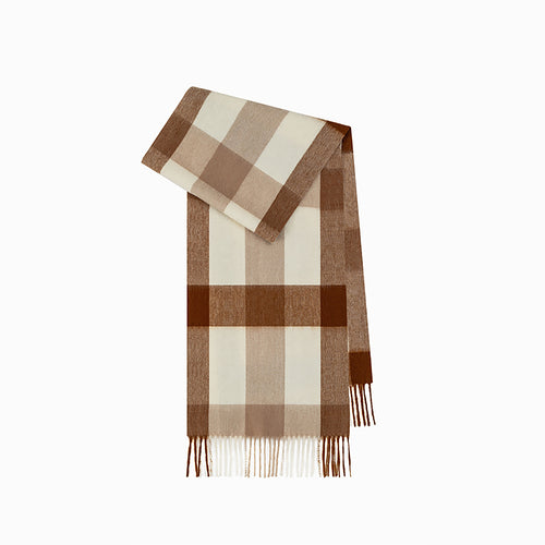 Cozyura™ Cashmere Plaid Shawl – Luxuriously Soft Warmth in Classic Style