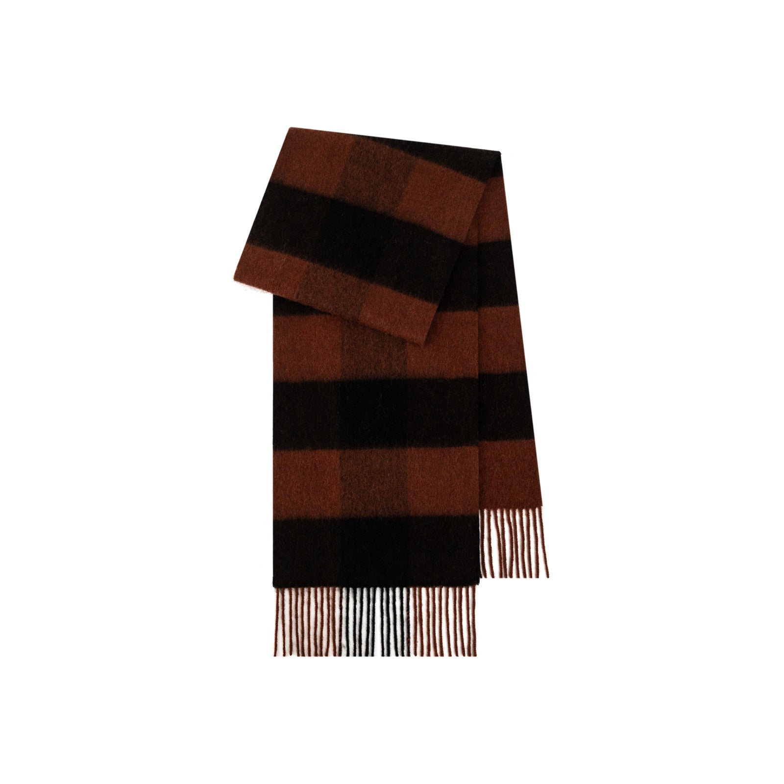 Cozyura™ Wool Plaid Scarf – Soft Textured Warmth for Autumn & Winter