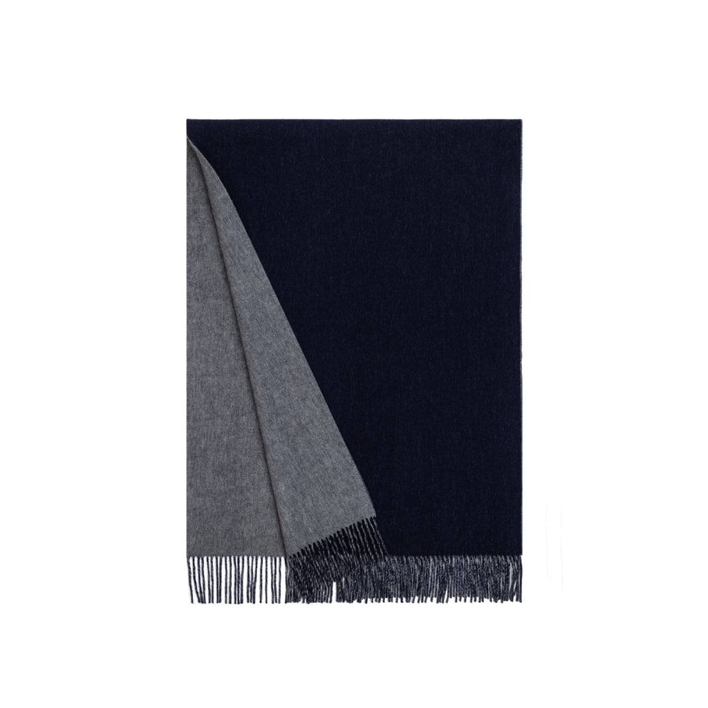 Cozyura™ Oversized Two-Tone Lambswool Scarf – Reversible Soft Wrap for Everyday Warmth