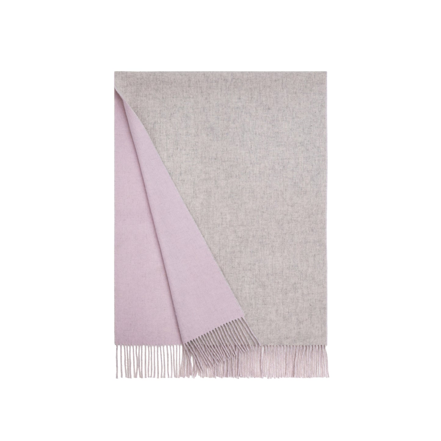 Cozyura™ Oversized Two-Tone Lambswool Scarf – Reversible Soft Wrap for Everyday Warmth