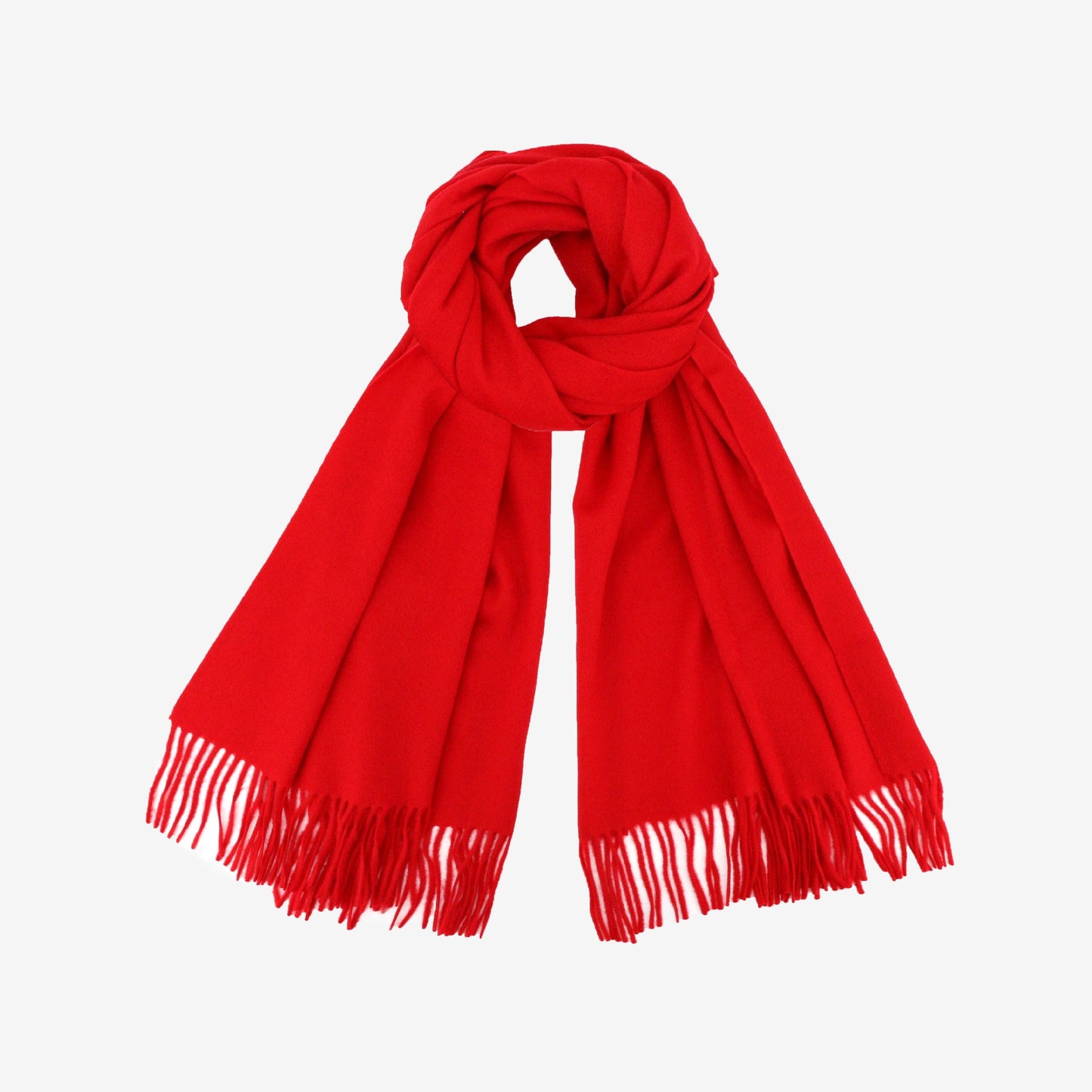 Cozyura™ Women’s 100% Wool Scarf – Warm, Lightweight & Elegantly Fringed (Large Size)