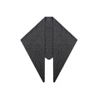 Cozyura™ Wool Blend Triangle Shawl – Thick Knit Warmth with Timeless Elegance