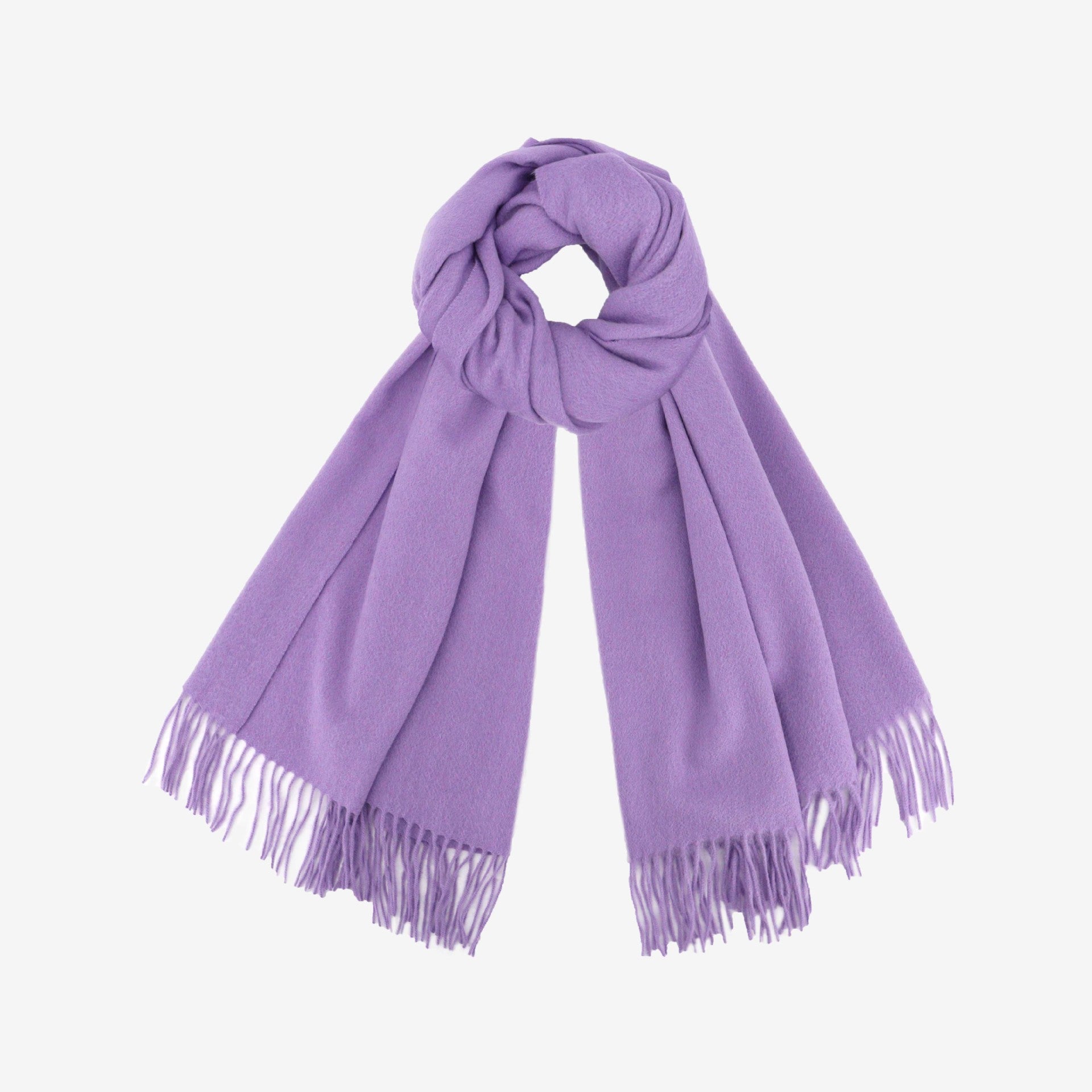 Cozyura™ Women’s 100% Wool Scarf – Warm, Lightweight & Elegantly Fringed (Large Size)