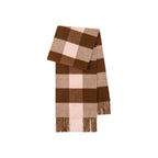Cozyura™ Wool Plaid Scarf – Soft Textured Warmth for Autumn & Winter