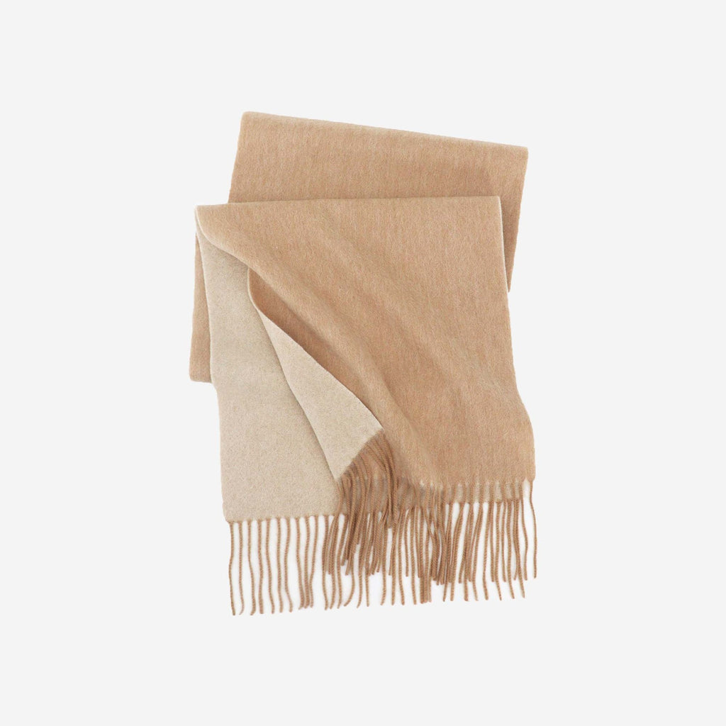 Cozyura™ Dual-Tone Pure Wool Scarf – Handcrafted Softness in Two Shades