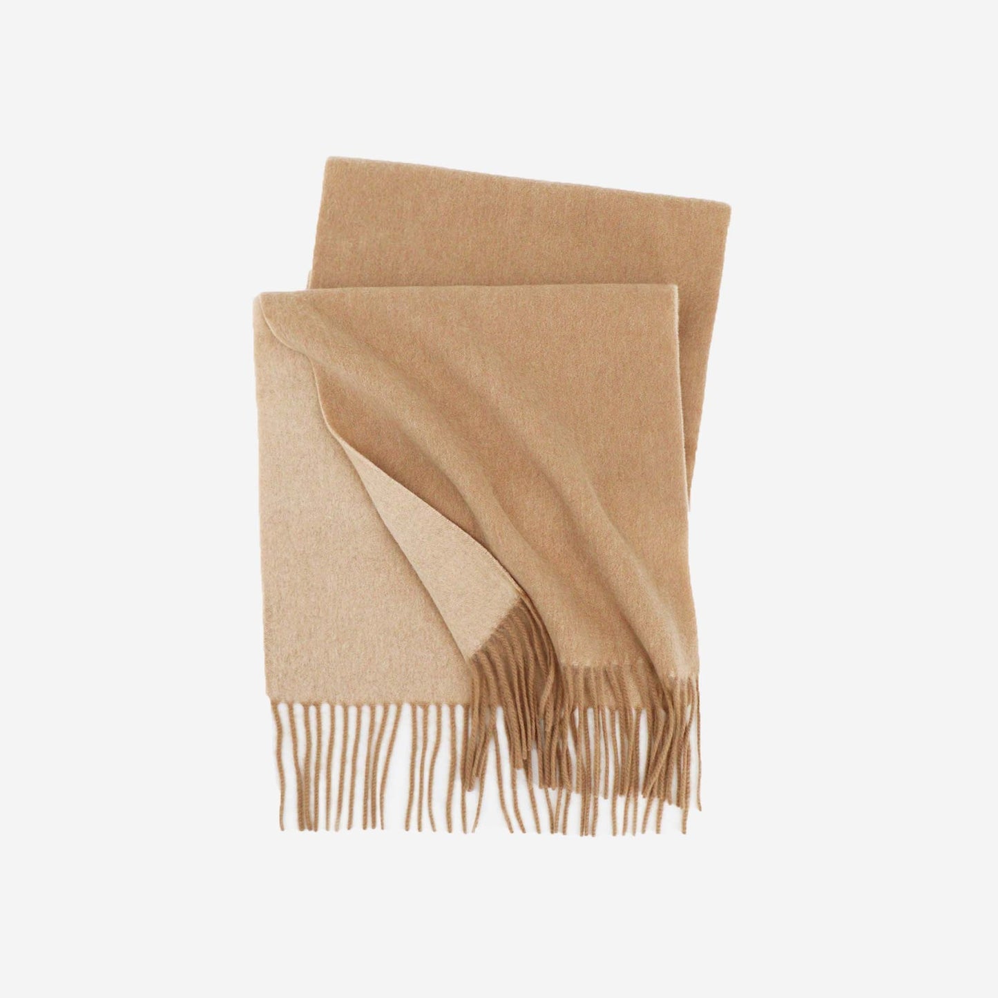 Cozyura™ Dual-Tone Pure Wool Scarf – Handcrafted Softness in Two Shades