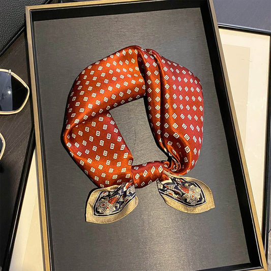 Autumn Medallion | The Italian Vintage Silk Square