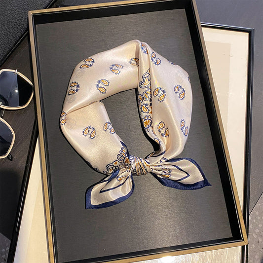 Azure Wanderlust | The Heritage Paisley Silk Square