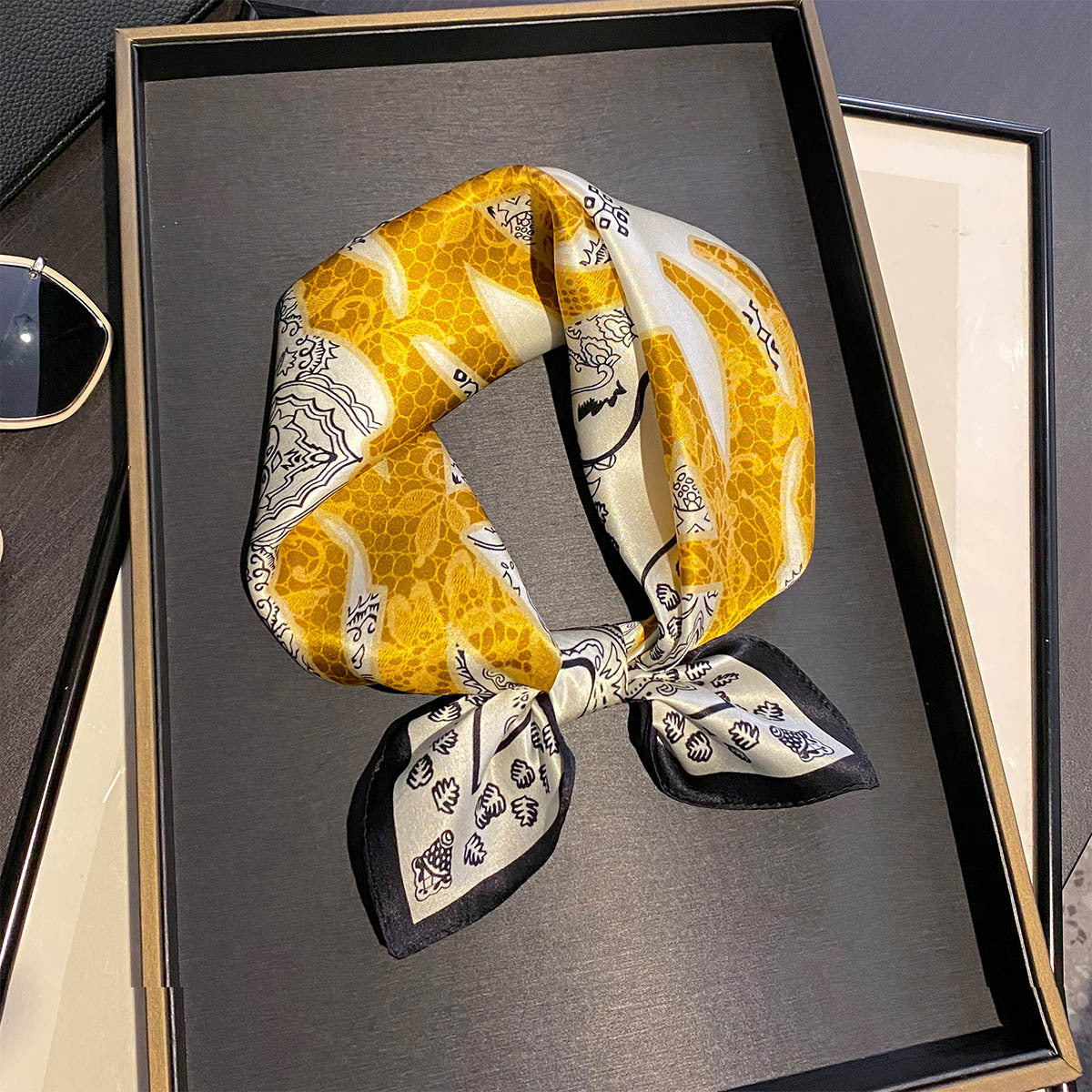 Golden Radiance | The Victorian Heritage Silk Square