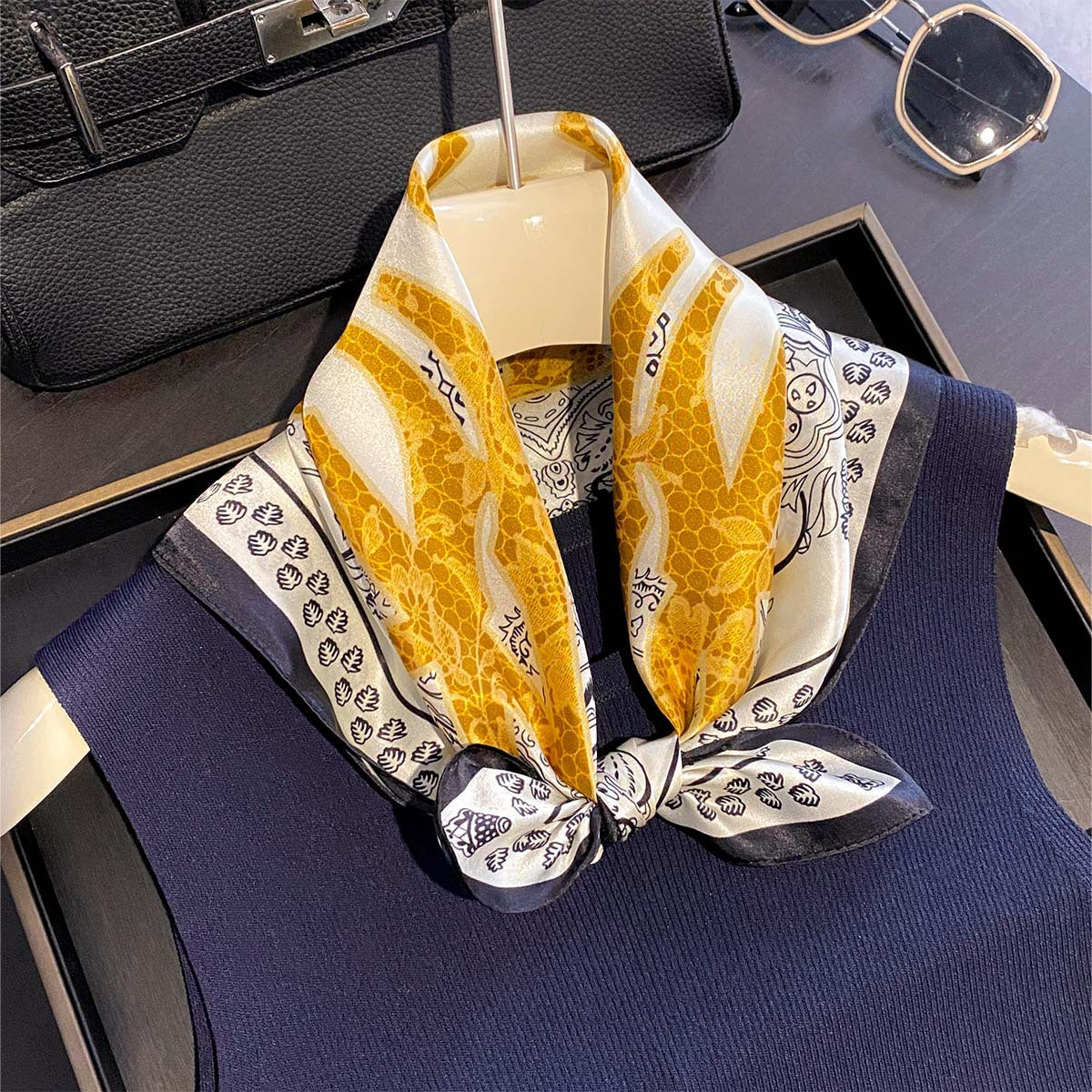 Golden Radiance | The Victorian Heritage Silk Square