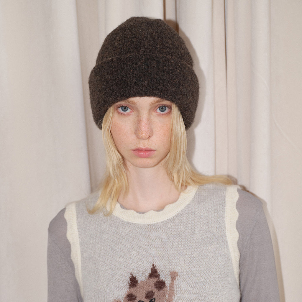 Cozyura™ Wool Blend Beanie – Soft Solid Color Winter Hat