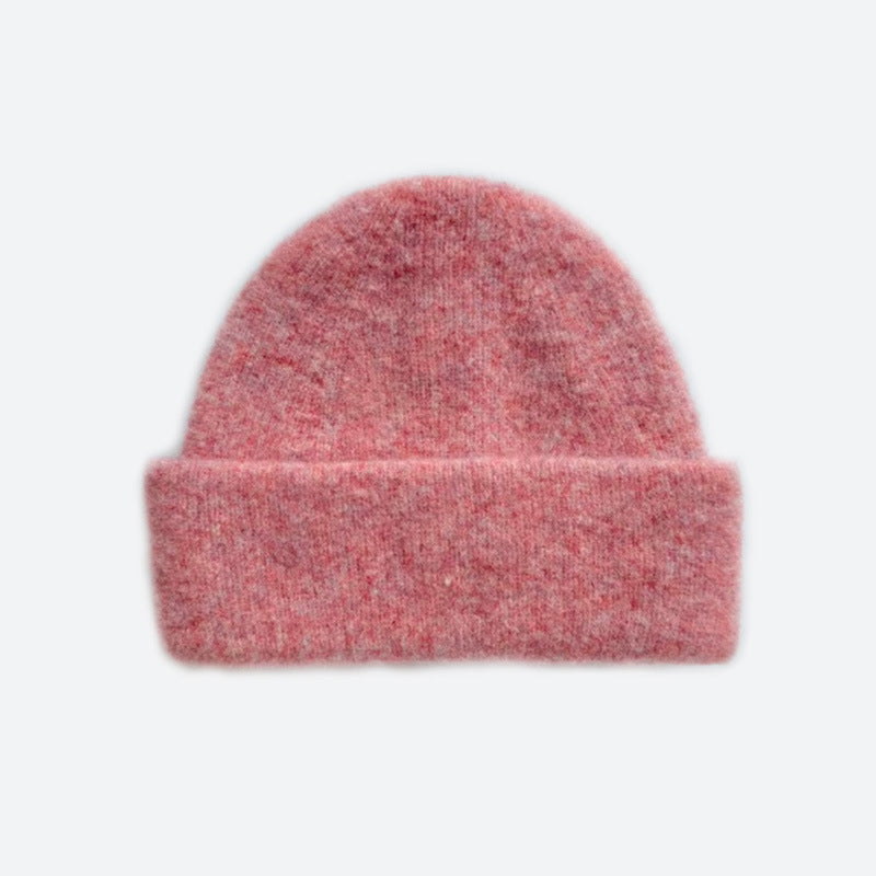 Cozyura™ Wool Blend Beanie – Soft Solid Color Winter Hat