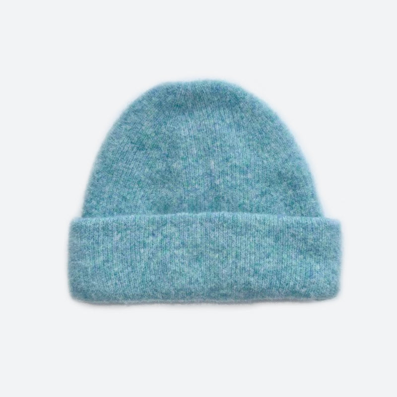 Cozyura™ Wool Blend Beanie – Soft Solid Color Winter Hat