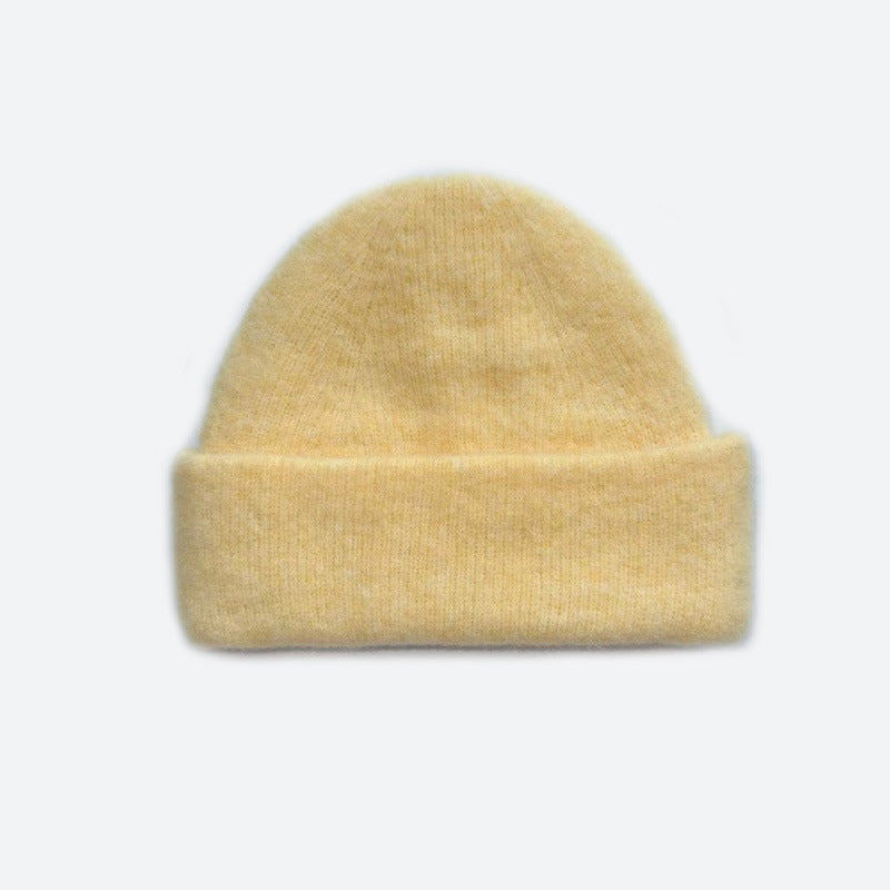 Cozyura™ Wool Blend Beanie – Soft Solid Color Winter Hat
