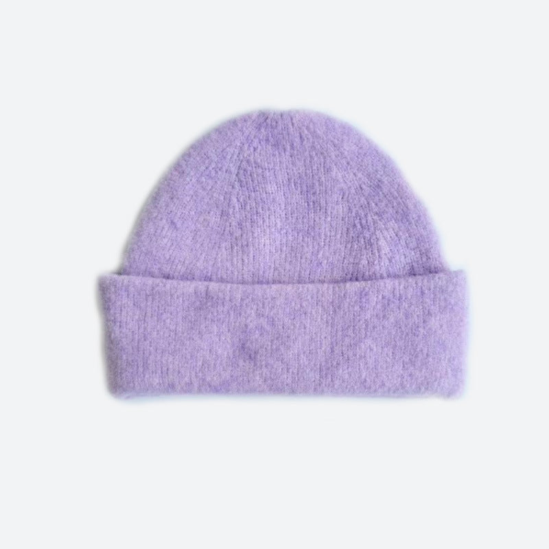 Cozyura™ Wool Blend Beanie – Soft Solid Color Winter Hat