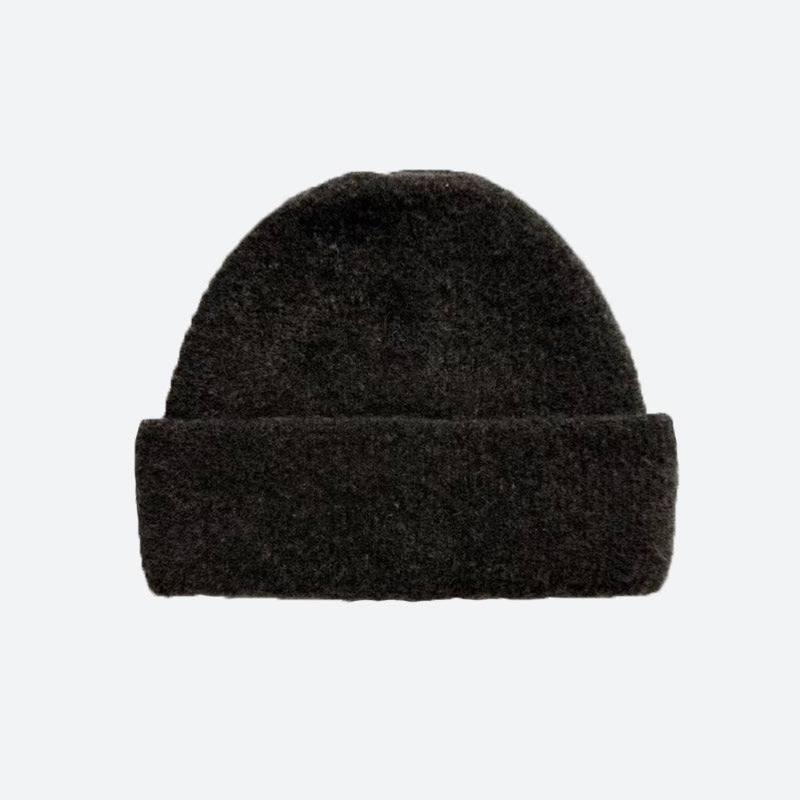 Cozyura™ Wool Blend Beanie – Soft Solid Color Winter Hat