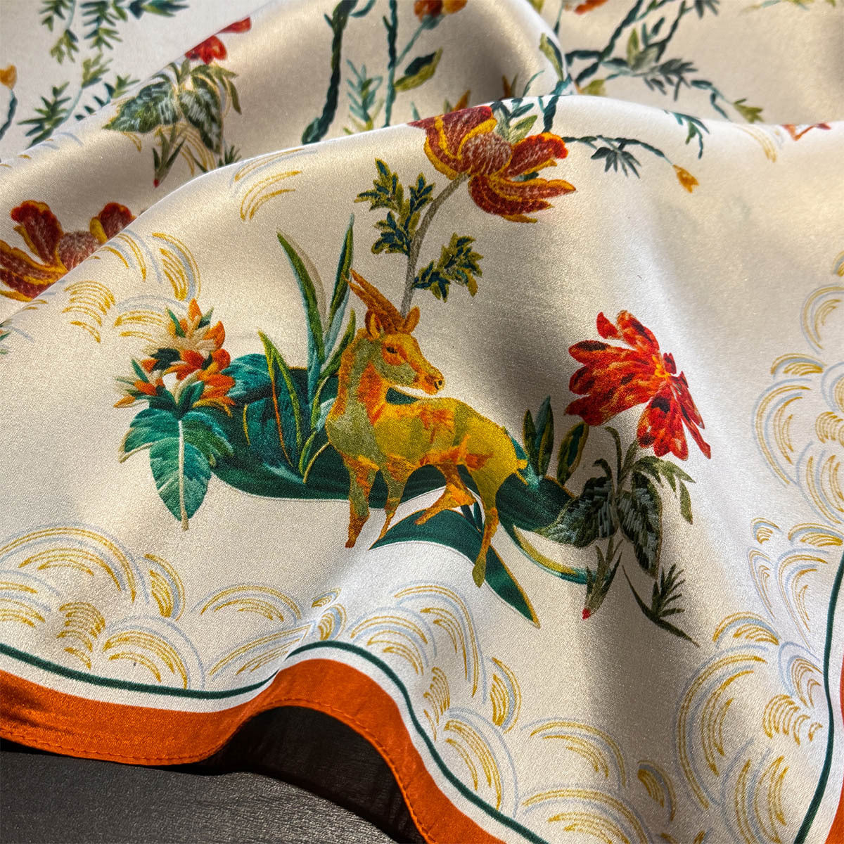 Mythical Forest Silk Scarf