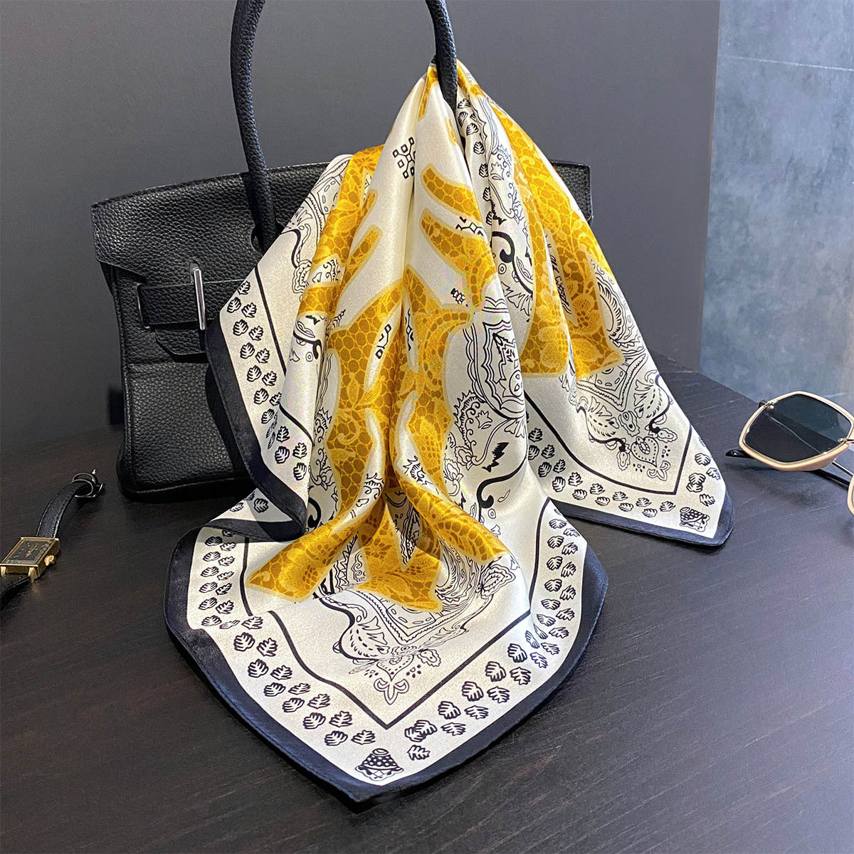 Golden Radiance | The Victorian Heritage Silk Square