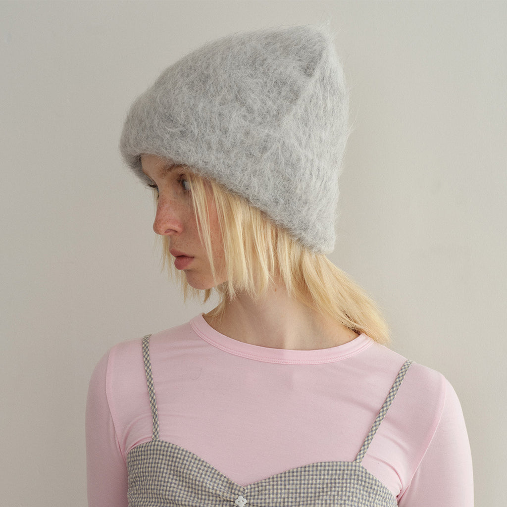 Cozyura™ Alpaca Cashmere Beanie – Soft, Fluffy, and Warm Knit Hat