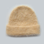 Cozyura™ Alpaca Cashmere Beanie – Soft, Fluffy, and Warm Knit Hat
