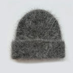 Cozyura™ Alpaca Cashmere Beanie – Soft, Fluffy, and Warm Knit Hat