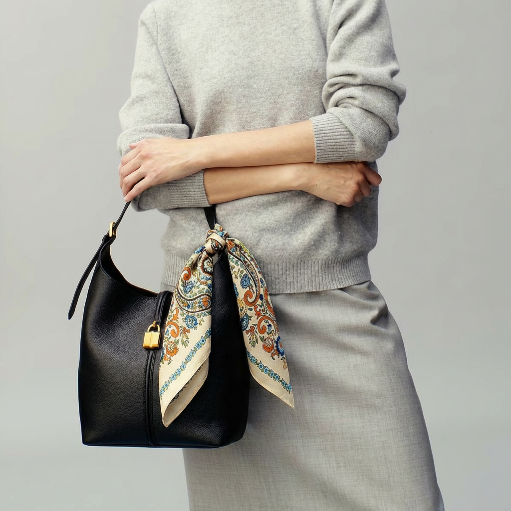 Artisan Mosaic Paisley Silk Scarf