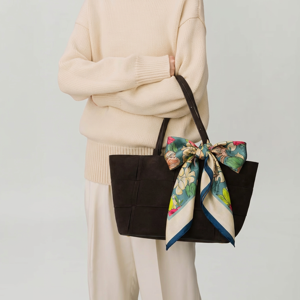 Enchanted Tropic | The Vibrant Floral Silk Square