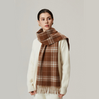 Cozyura™ Cashmere Plaid Shawl – Luxuriously Soft Warmth in Classic Style