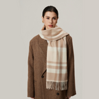 Cozyura™ Cashmere Plaid Shawl – Luxuriously Soft Warmth in Classic Style