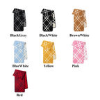 Cozyura™ Wool Blend Checked Scarf – Diagonal Plaid Design for Effortless Style