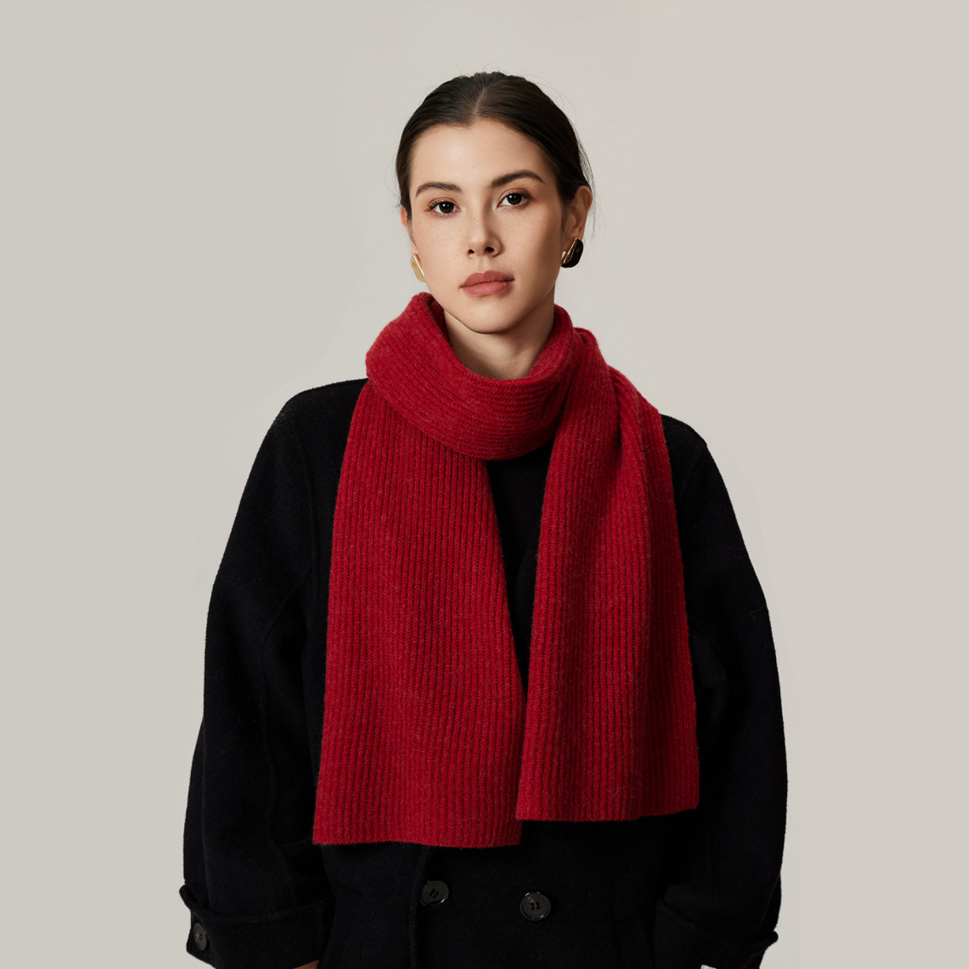 Cozyura™ Pure Wool Scarf for Women – Soft, Warm & Lightweight