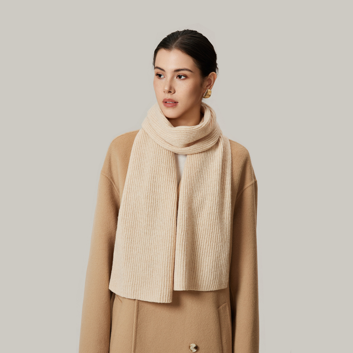 Cozyura™ Pure Wool Scarf for Women – Soft, Warm & Lightweight