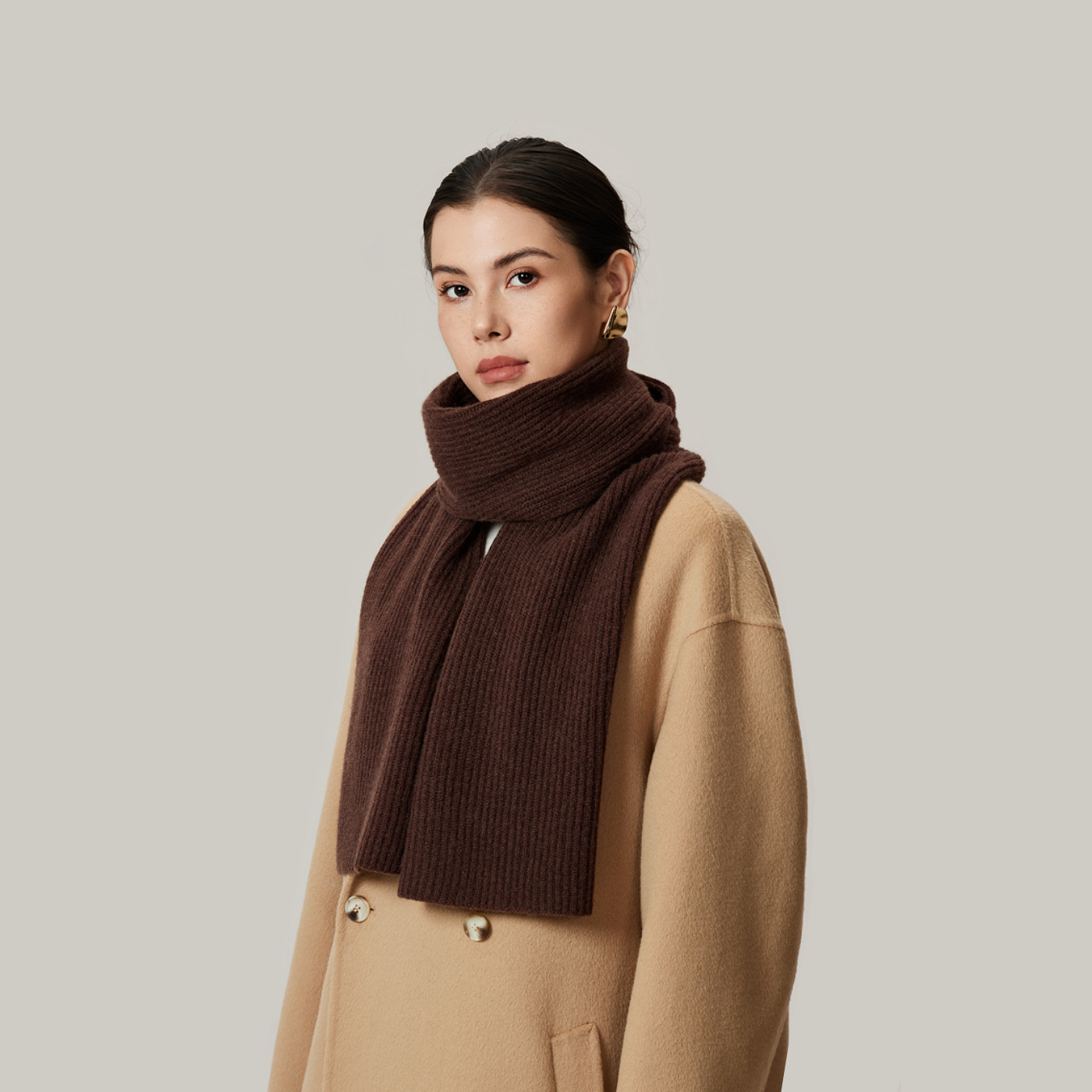 Cozyura™ Pure Wool Scarf for Women – Soft, Warm & Lightweight