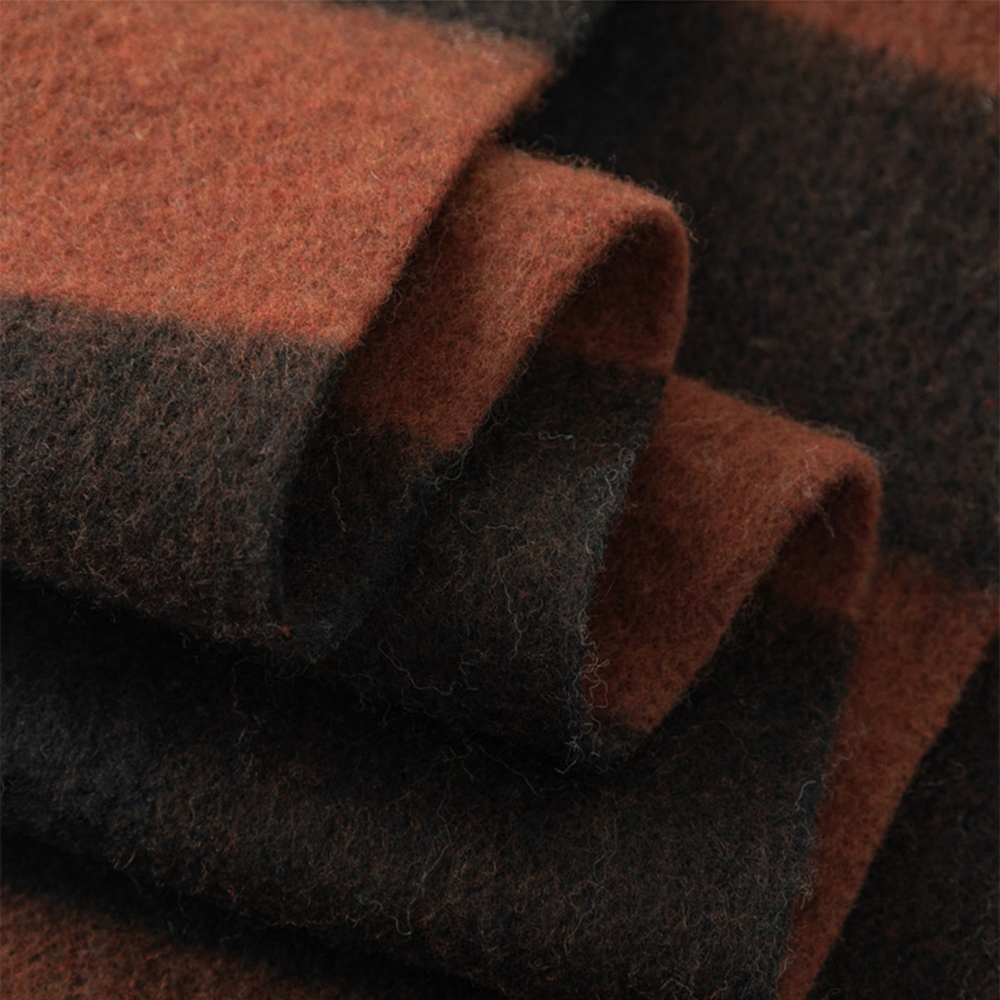 Cozyura™ Wool Plaid Scarf – Soft Textured Warmth for Autumn & Winter