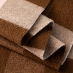 Cozyura™ Wool Plaid Scarf – Soft Textured Warmth for Autumn & Winter