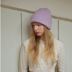 Cozyura™ Wool Blend Beanie – Soft Solid Color Winter Hat