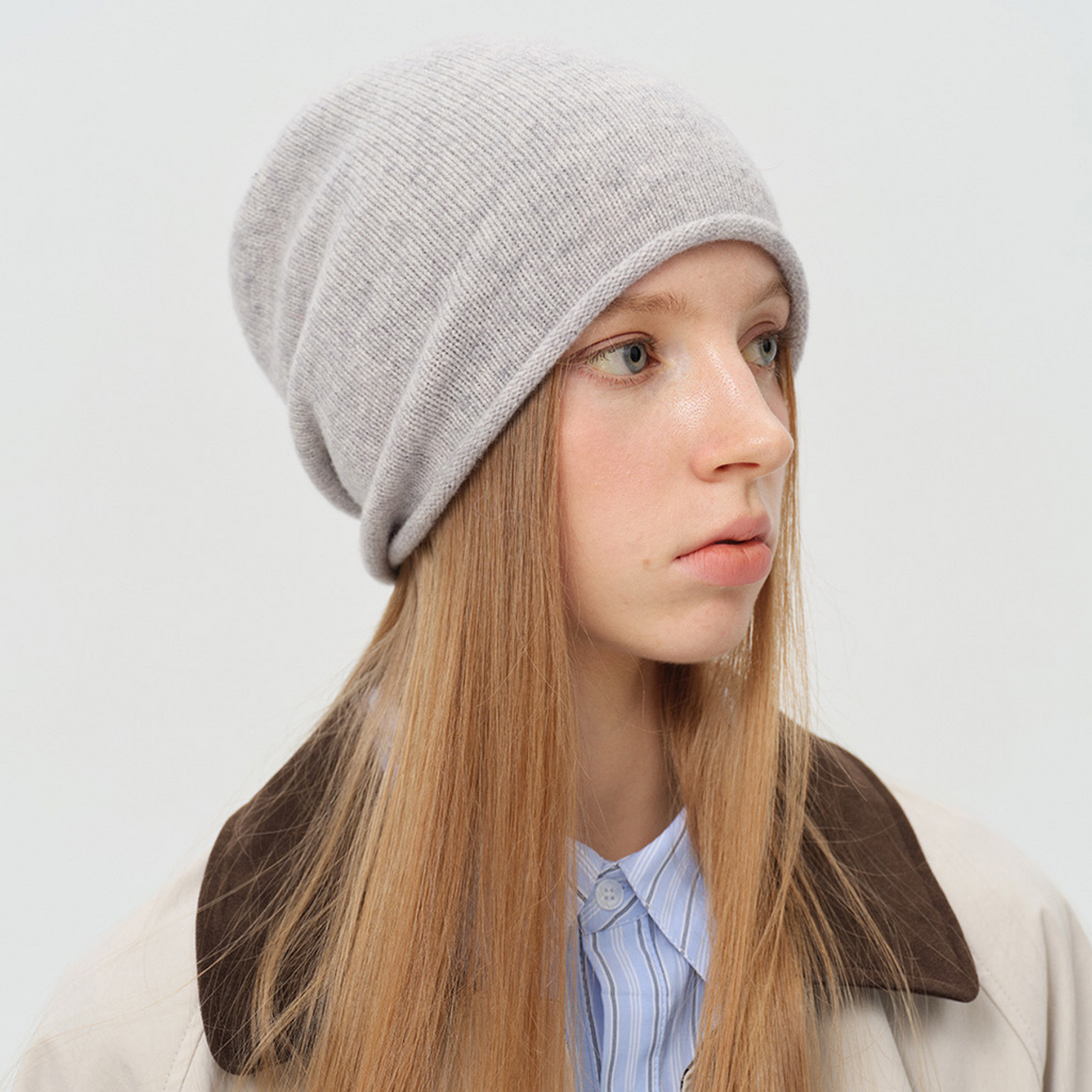 Cozyura™ 100% Australian Wool Beanie – Seamless Fine Knit, Soft Solid Color Hat